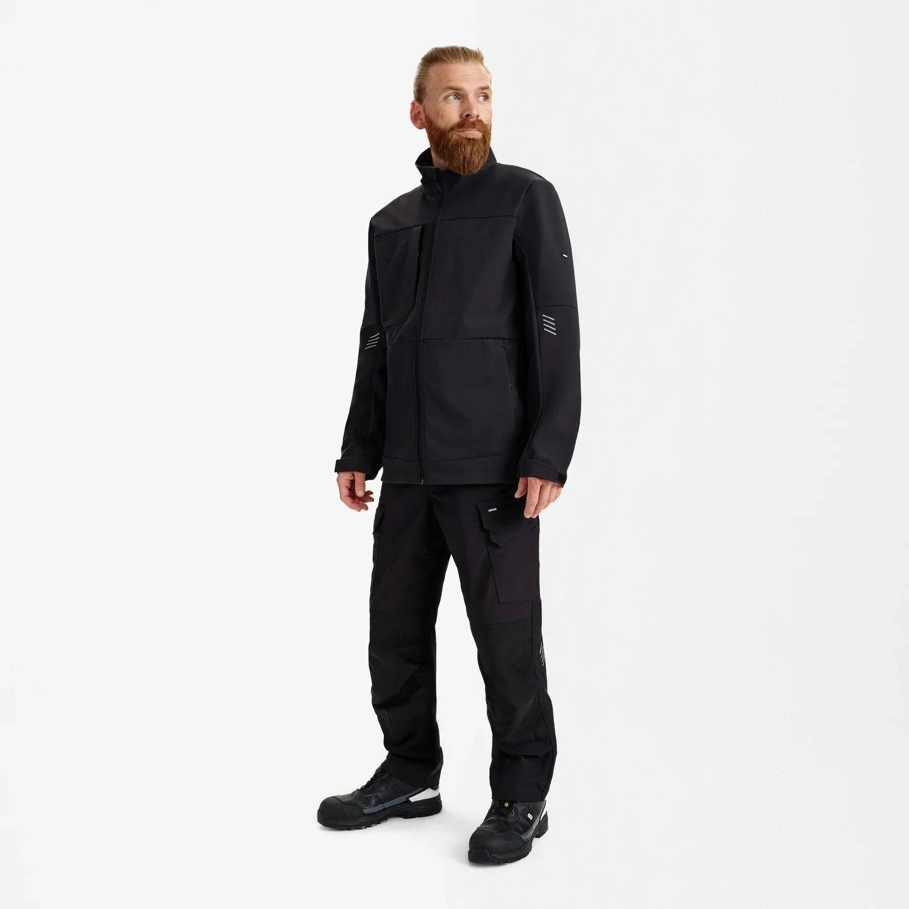ENGEL Entire Softshelljacke – Schwarz
