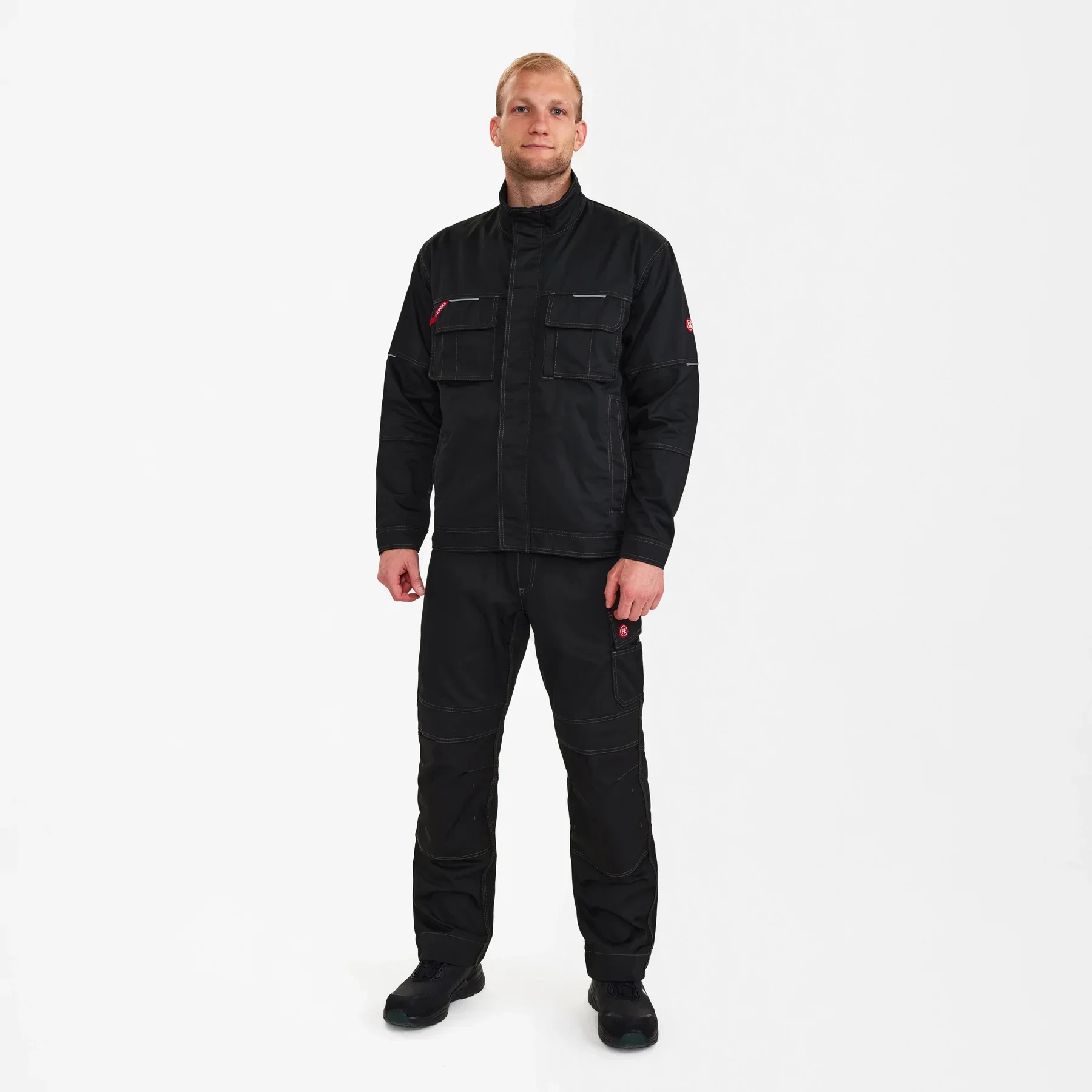 ENGEL Combat Arbeitsjacke – Schwarz