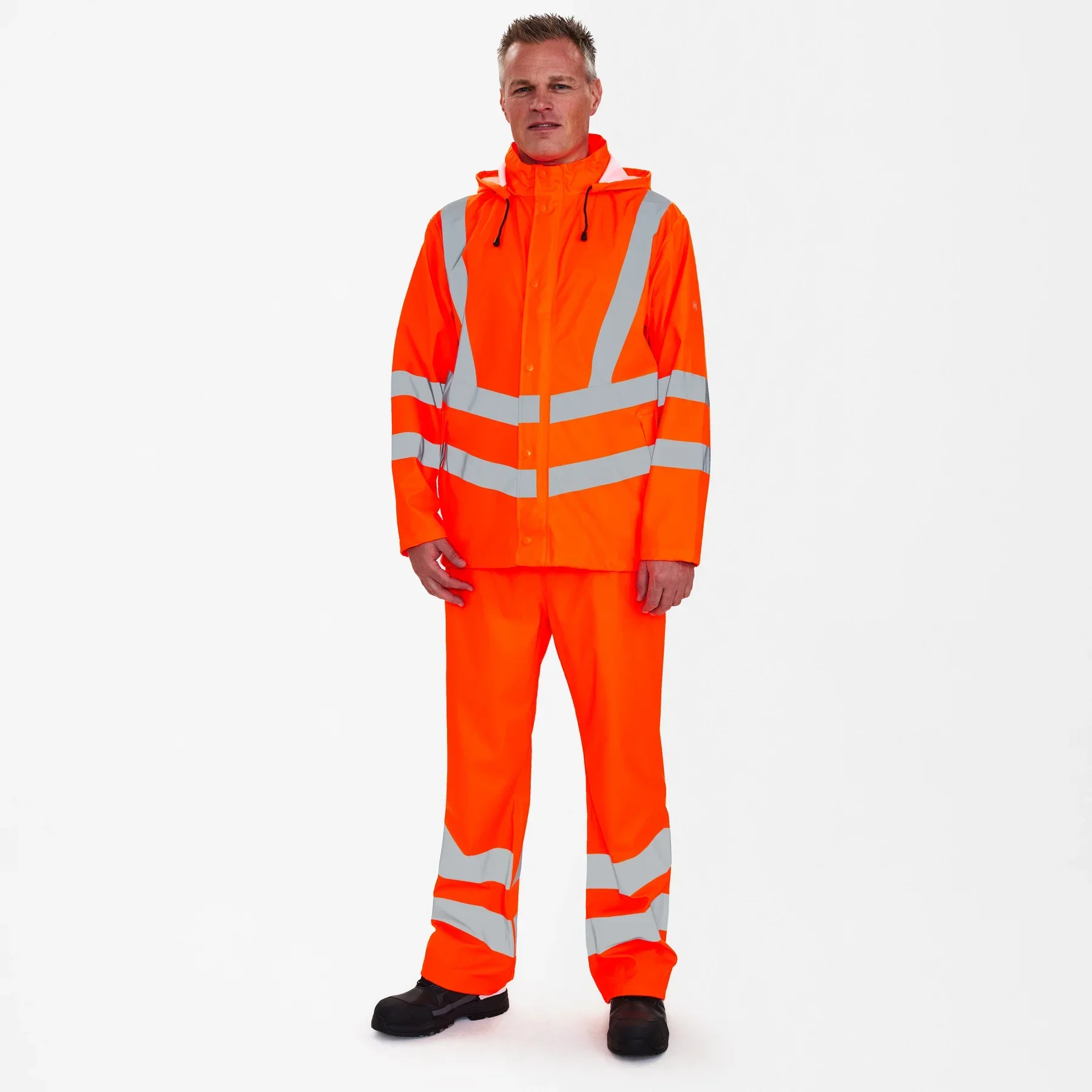 ENGEL Safety Regenjacke – Hi-vis Orange