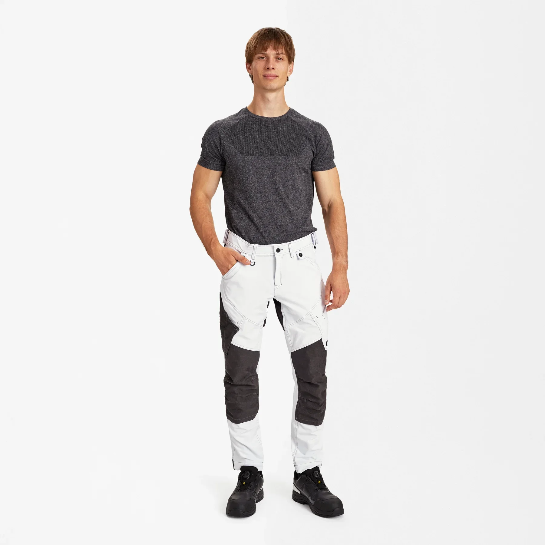 ENGEL X-treme Arbeitshose mit 4-Wege-Stretch – Weiss