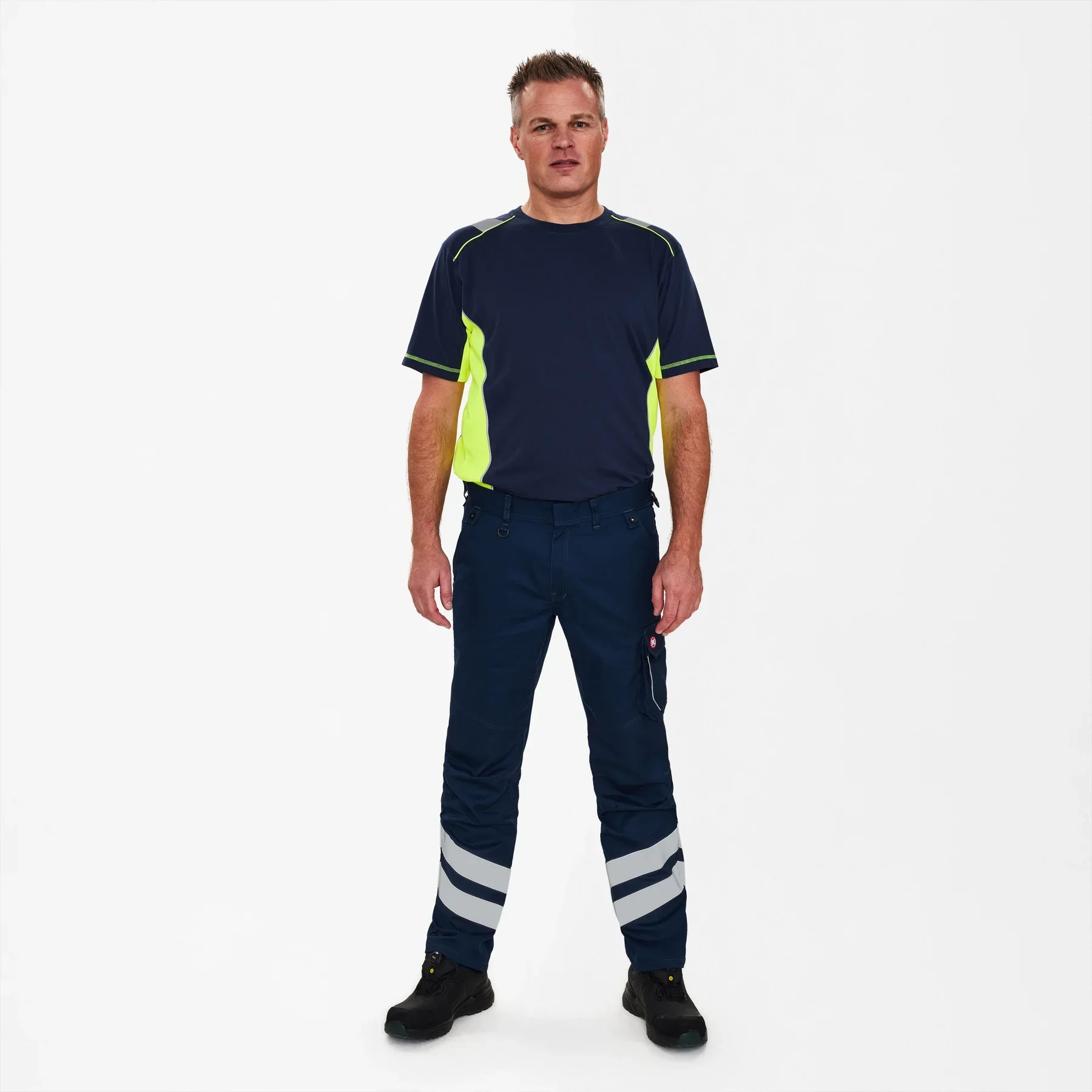 ENGEL Cargo Servicehose mit Reflexstreifen – Blue Ink