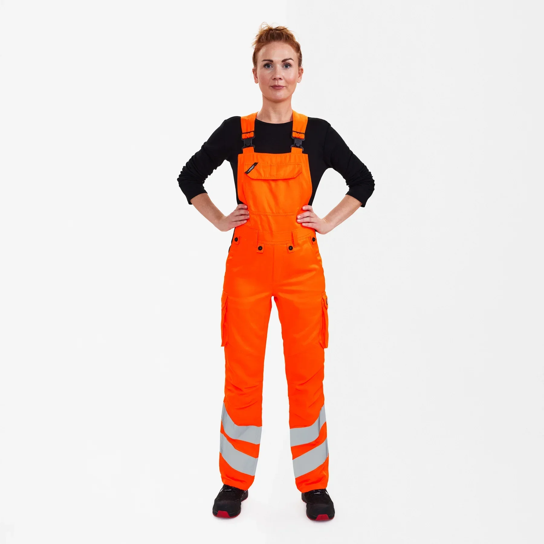 ENGEL Safety Light Damen Latzhose – Hi-vis Orange