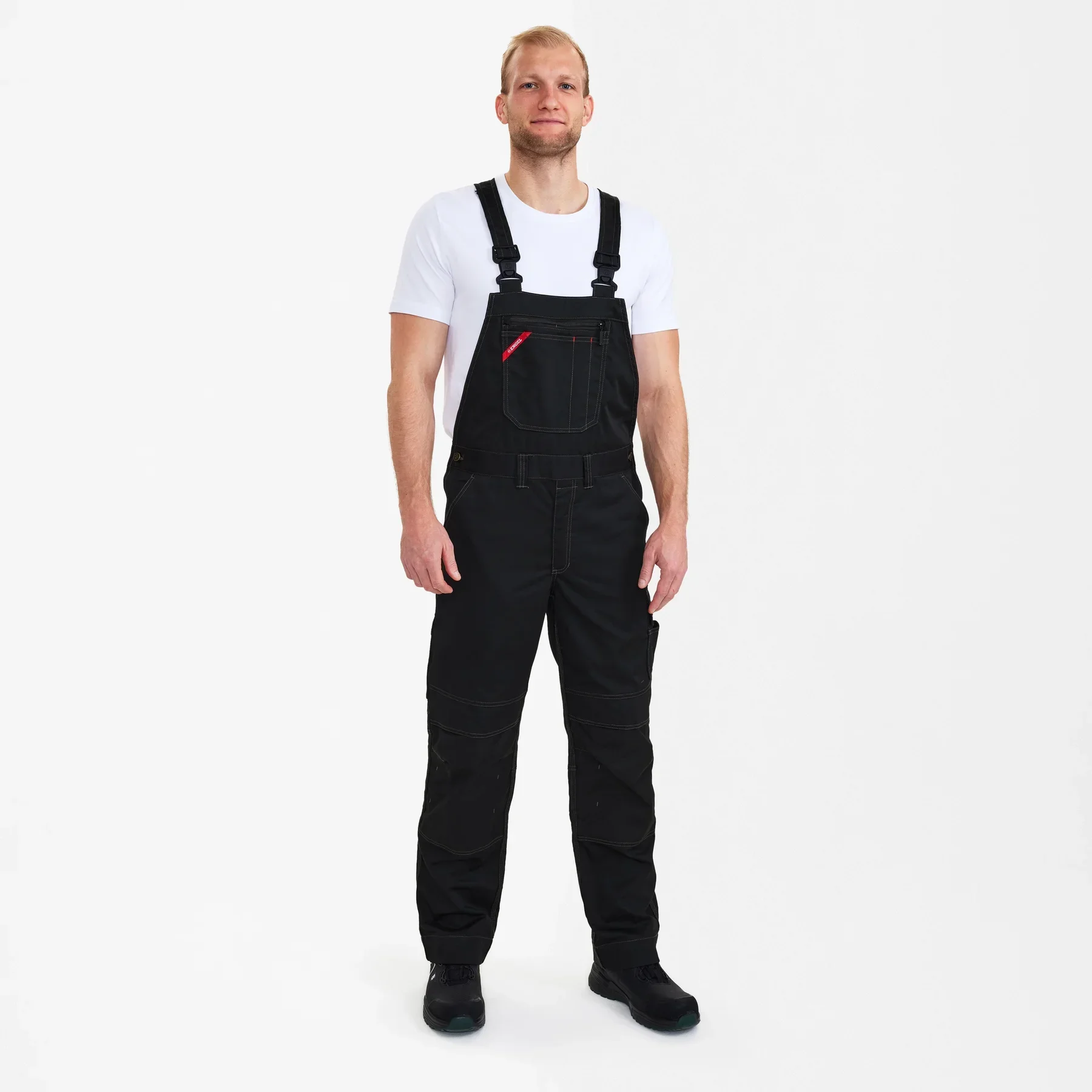 ENGEL Combat Latzhose – Schwarz
