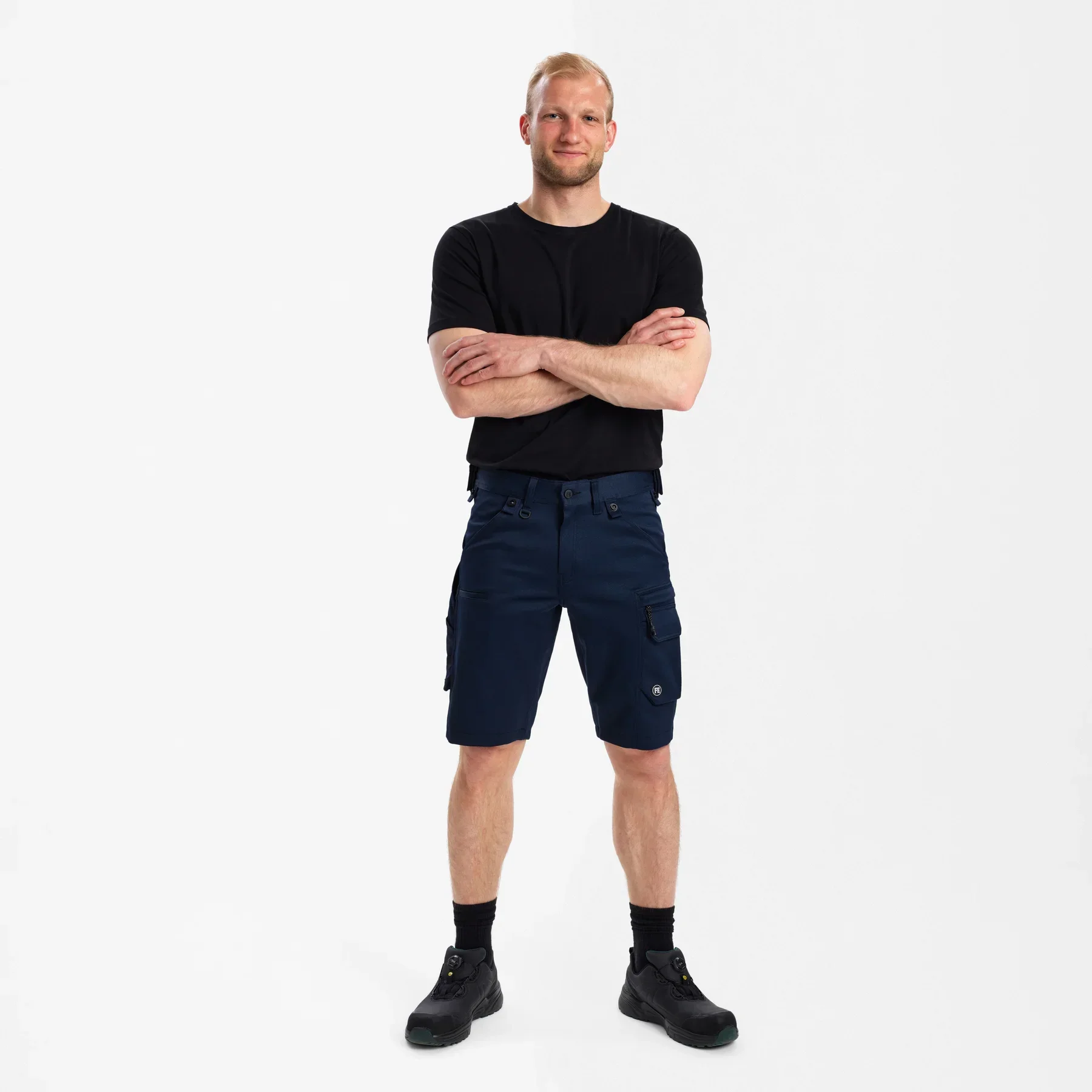 ENGEL X-treme Arbeitsshorts mit 2-Wege-Stretch – Blue Ink