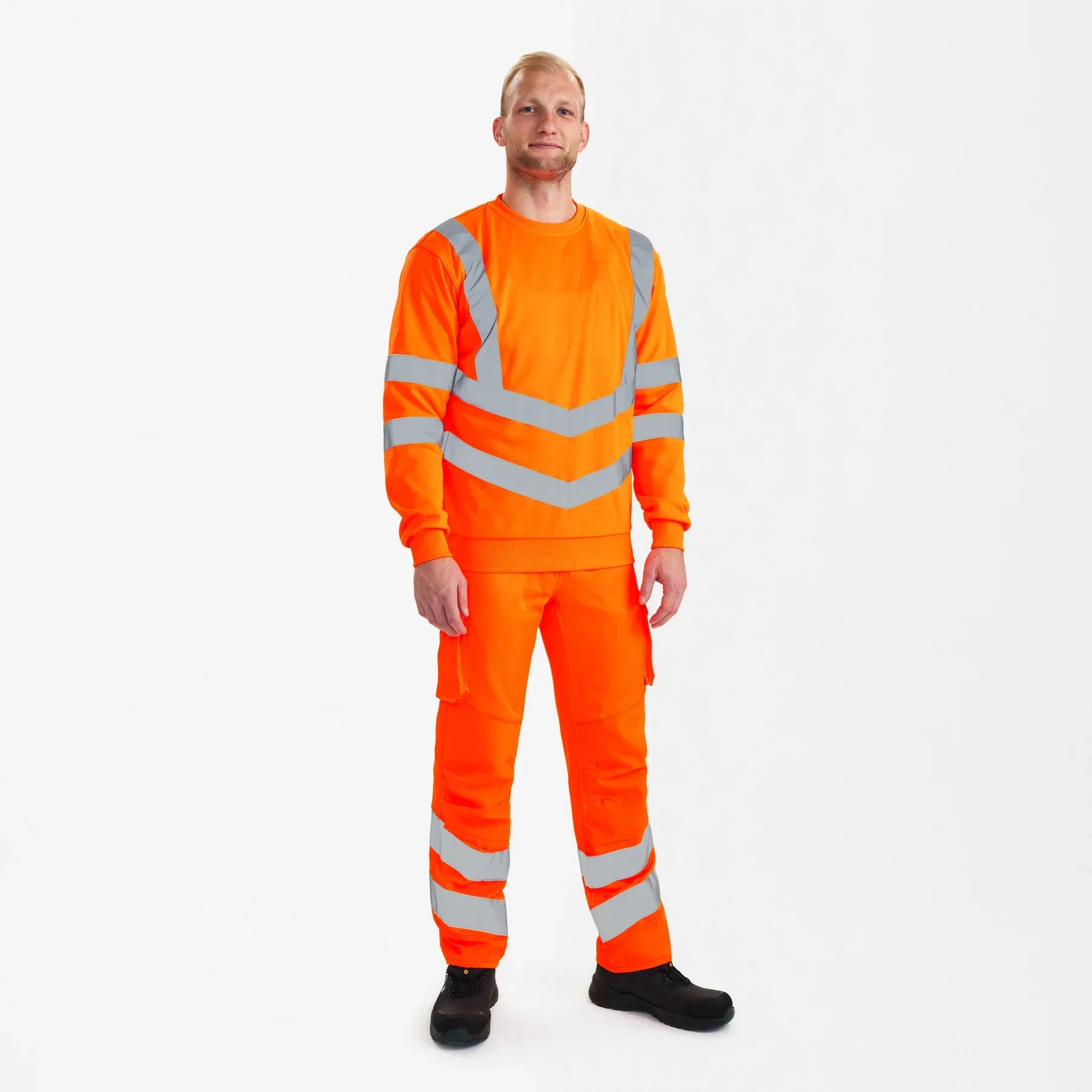 ENGEL Safety Sweatshirt – Hi-vis Orange