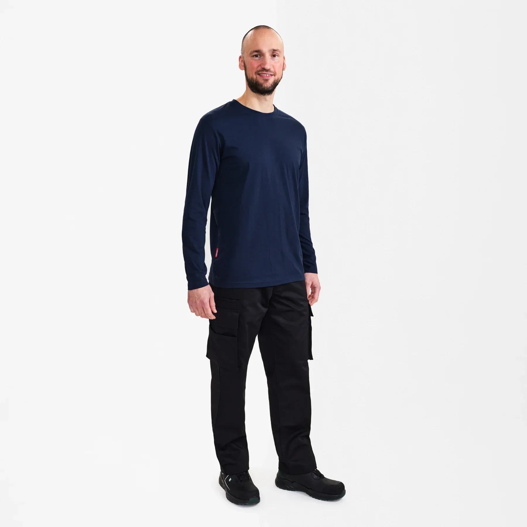 ENGEL Extend langarm-Shirt – Blue Ink