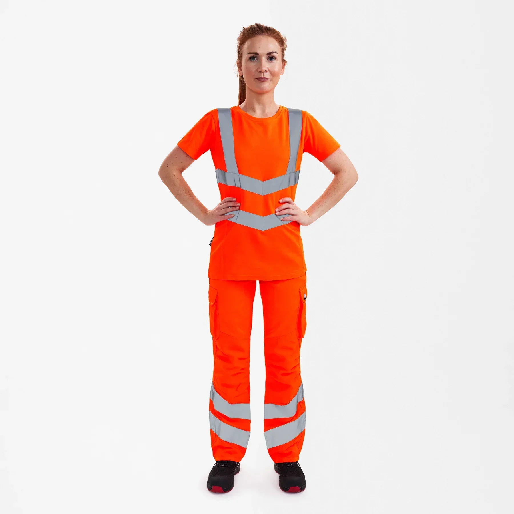 ENGEL Safety Damen T-Shirt – Hi-vis Orange