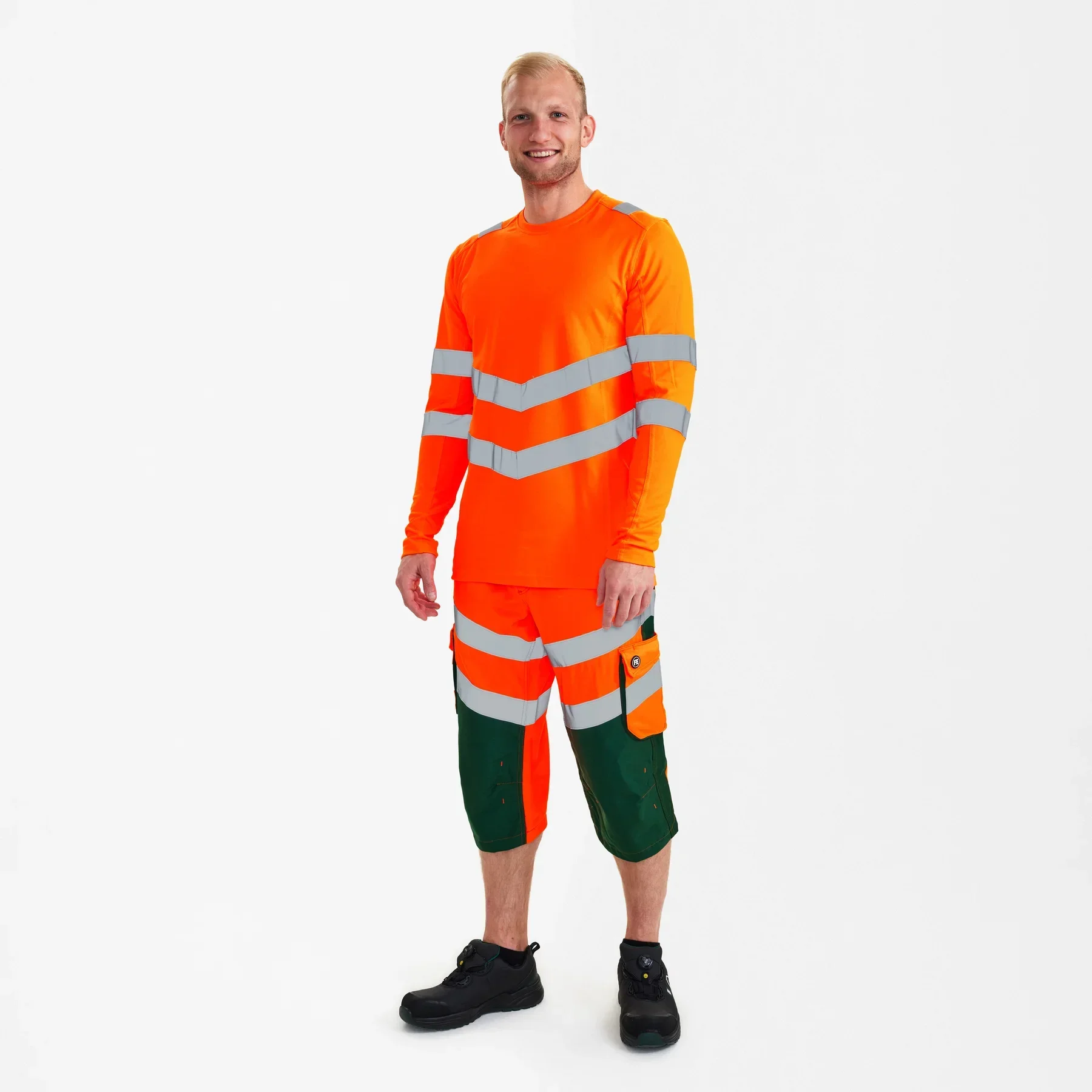 ENGEL Safety Langarm-Shirt – Hi-vis Orange
