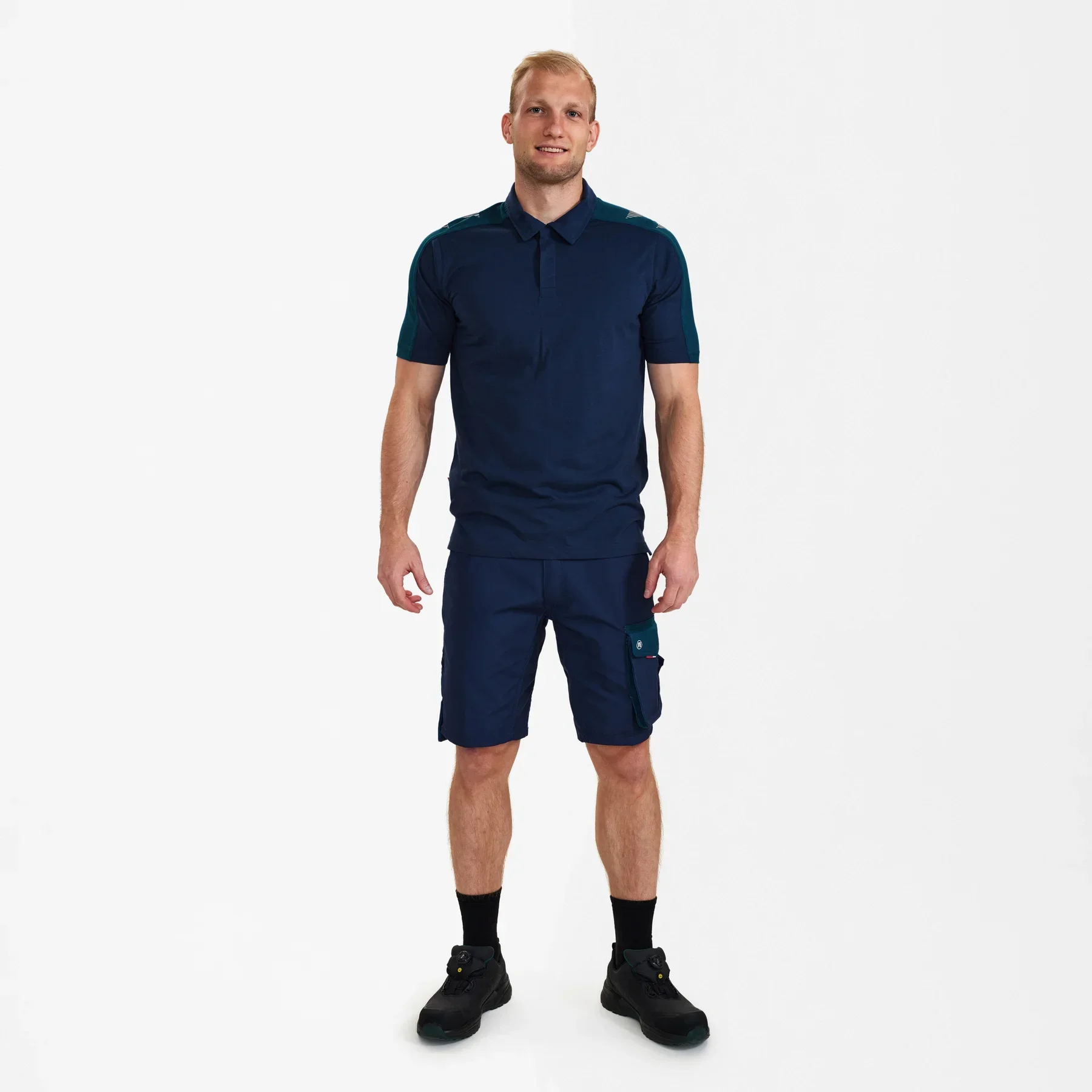 ENGEL Galaxy Poloshirt – Blue Ink/Dark Petrol