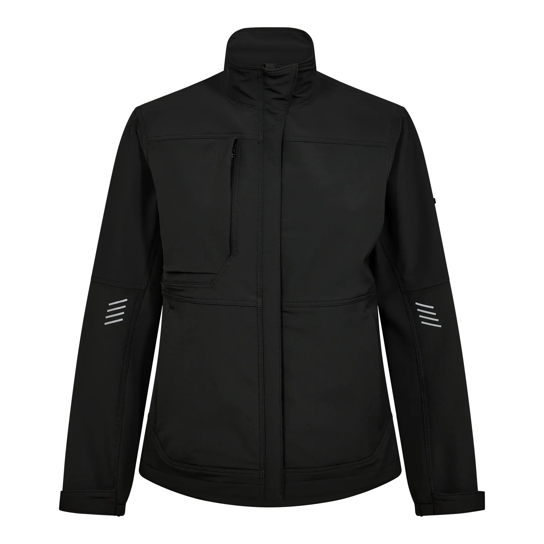 ENGEL Entire Damen Arbeitsjacke mit 4-Wege-Stretch – Schwarz