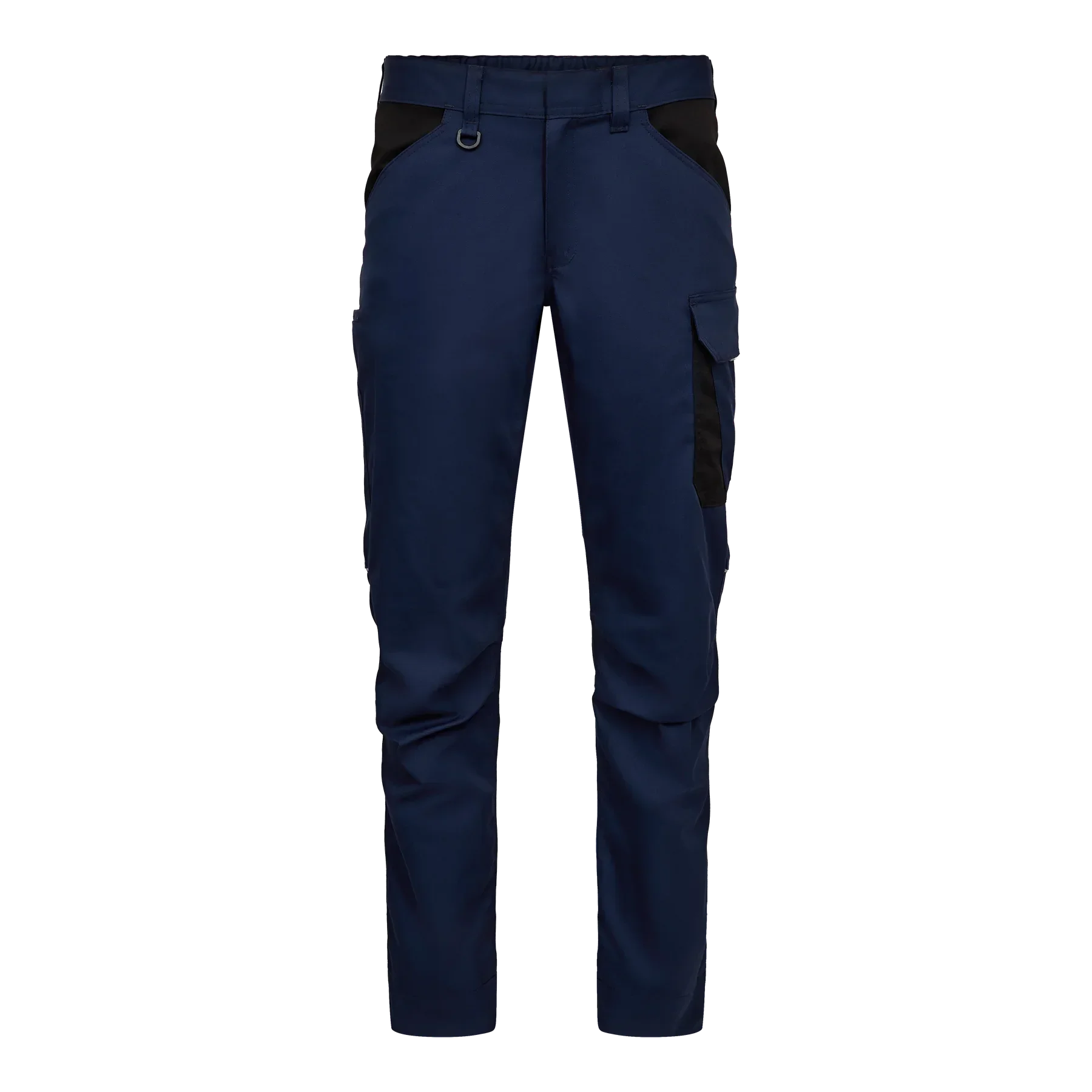 ENGEL Venture Servicehosen mit verdeckte Knopfleiste – Blue Ink/Schwarz