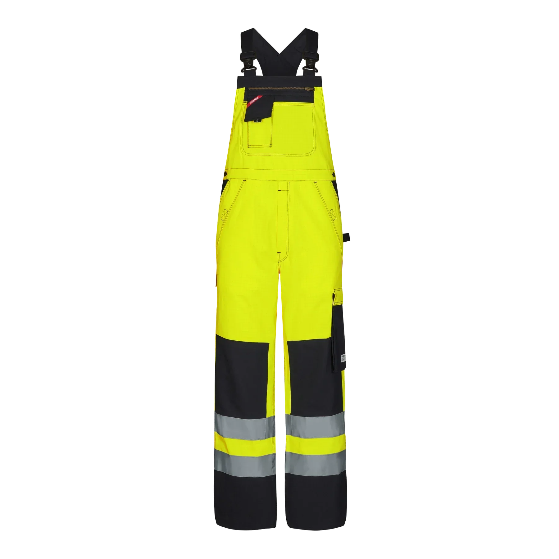 ENGEL Safety+ EN ISO 20471 Multinorm Latzhose – Gelb/Schwarz