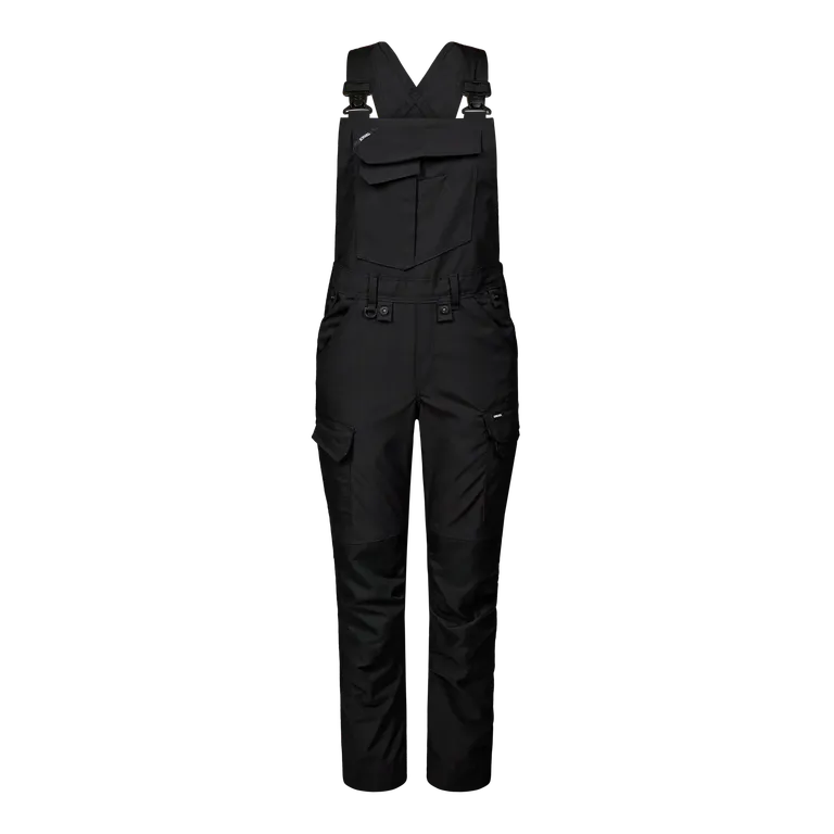 ENGEL Entire Damen Latzhose mit 2-Wege-Stretch – Schwarz