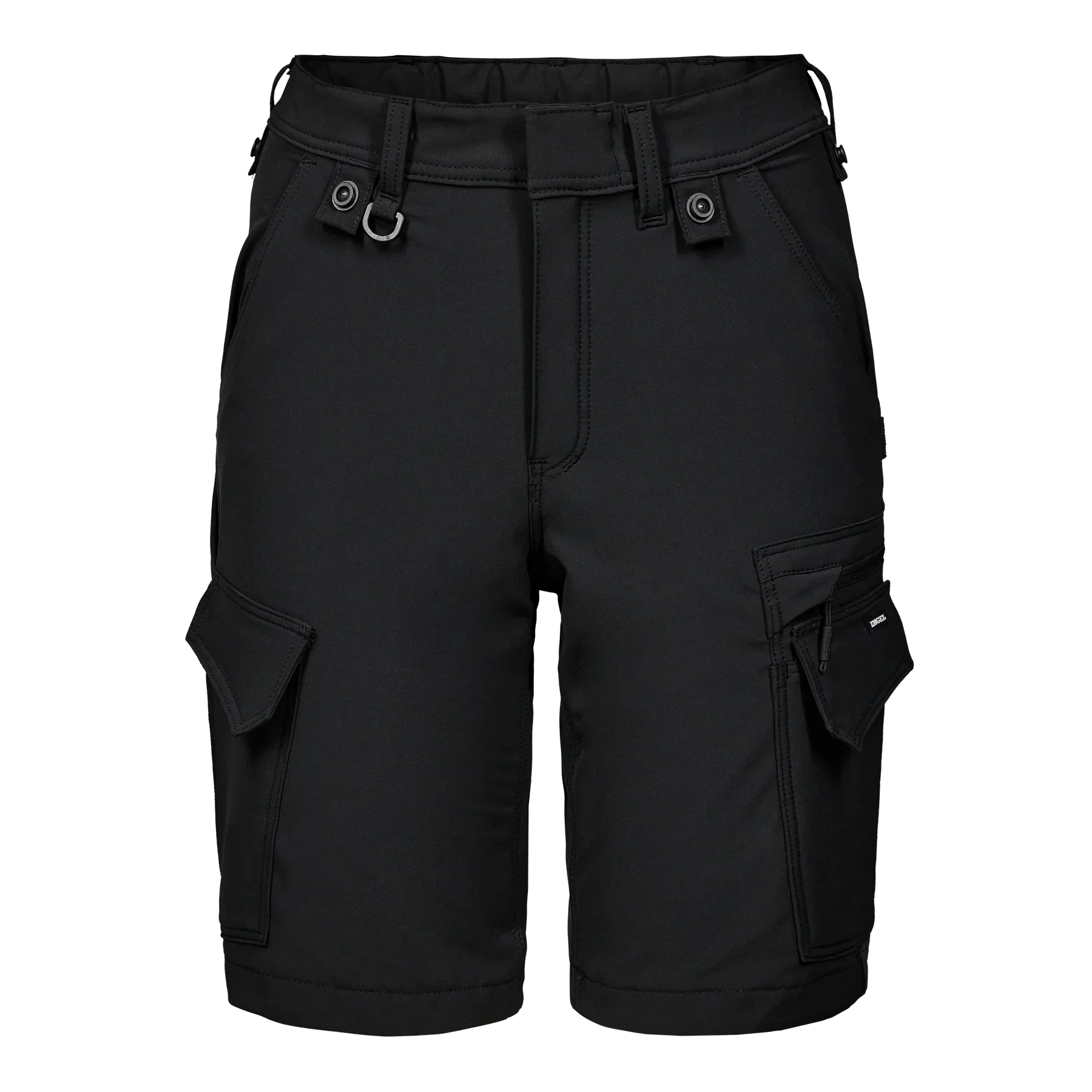 ENGEL Entire Damen Arbeitsshorts mit 4-Wege-Stretch – Schwarz