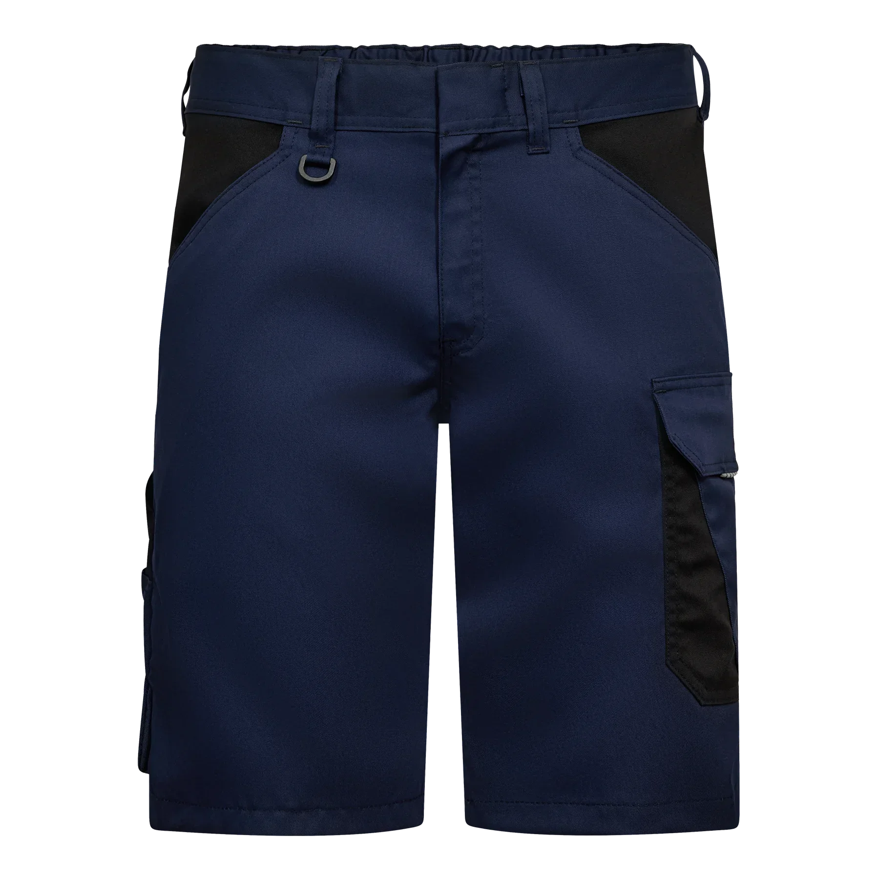 ENGEL Venture Arbeitsshorts mit verdeckte Knopfleiste – Blue Ink/Schwarz