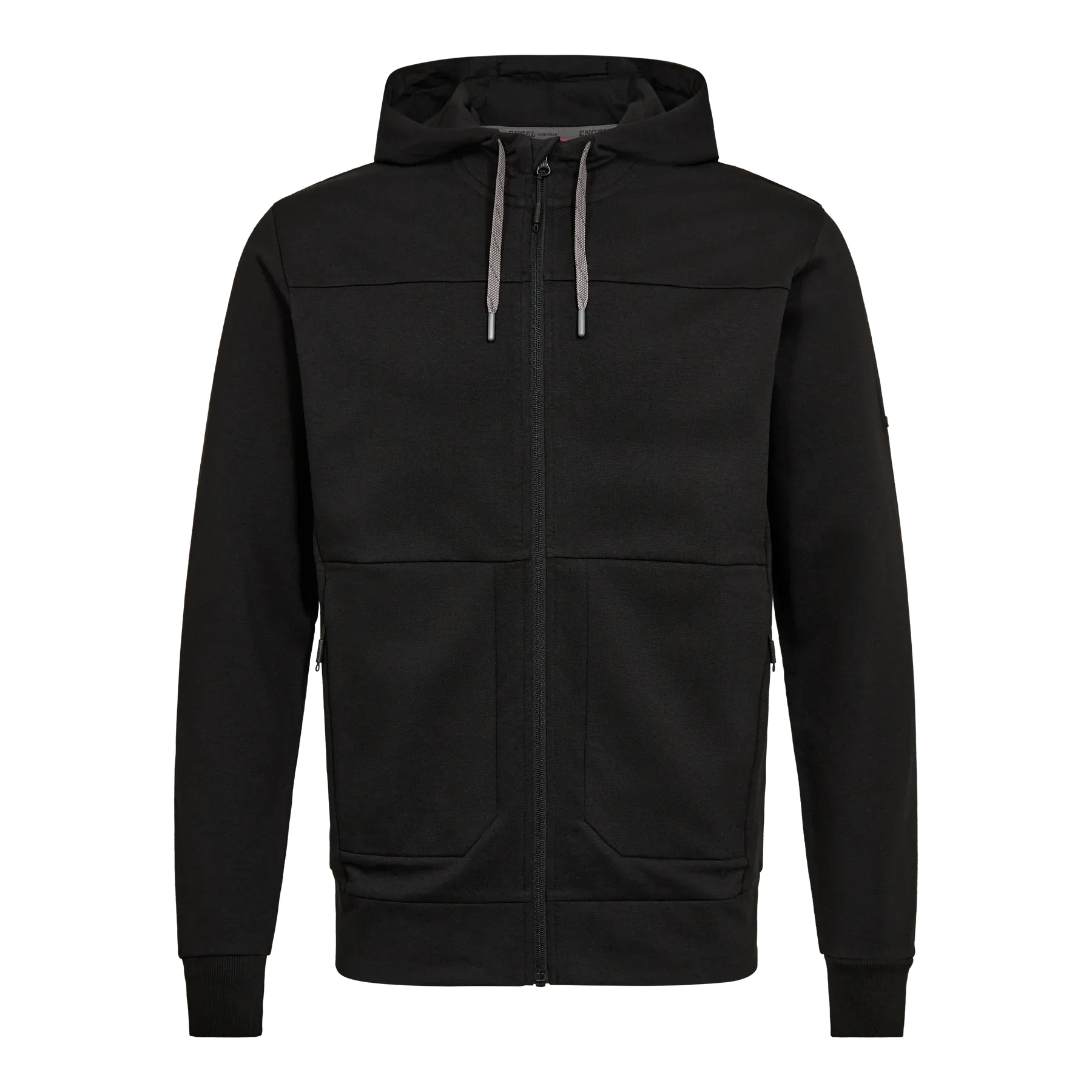 ENGEL Entire sweatcardigan mit kapuze – Schwarz