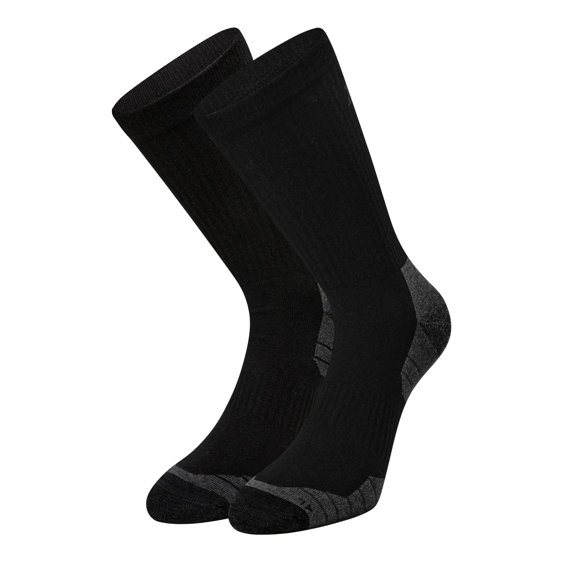 ENGEL Praktische Arbeitssocken 3er-Pack – Black/Dark Grey Melange