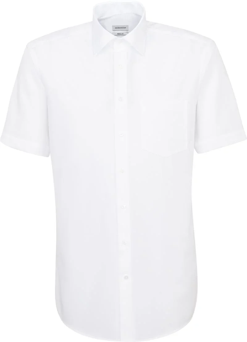 Seidensticker Shirt Regular SSL – Hemd kurzarm – White