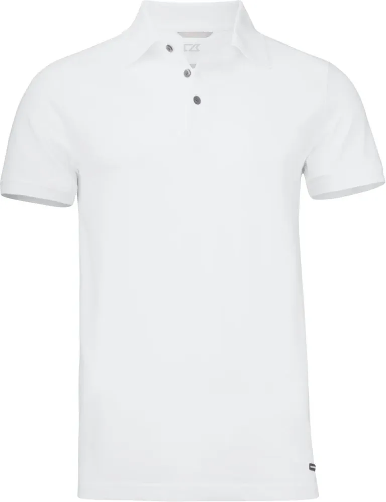 Cutter & Buck Advantage Polo Men – Herren Piqué Polo – White