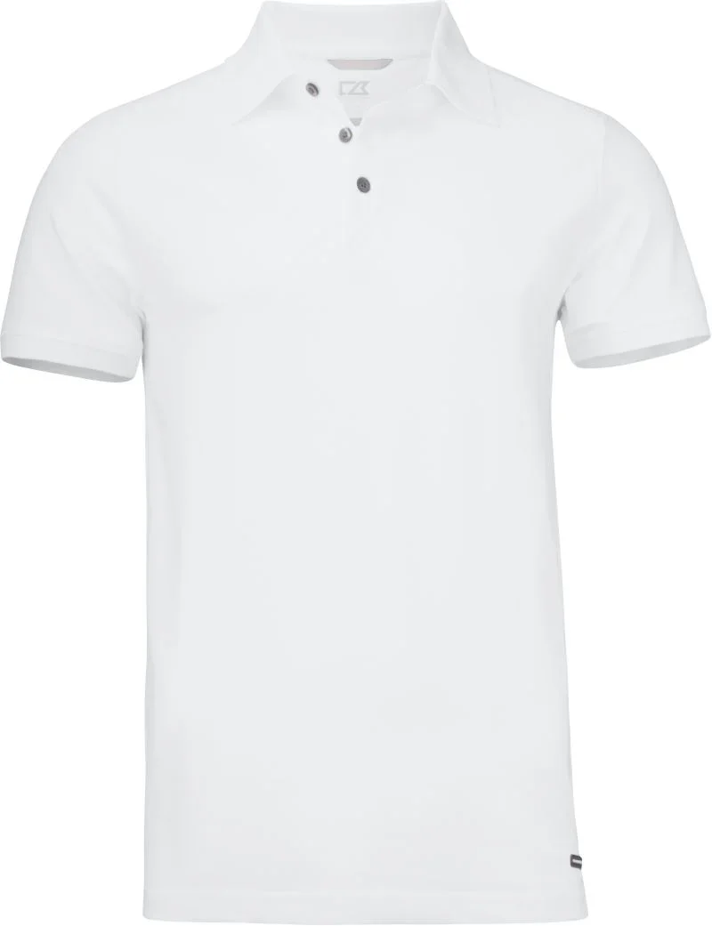 Cutter & Buck Advantage Polo Men – Herren Piqué Polo – White