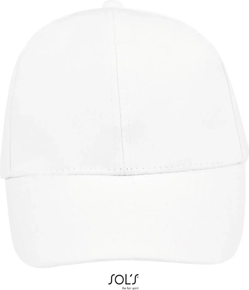 SOL's Collection Buffalo – 6 Panel Baseball Kappe – White
