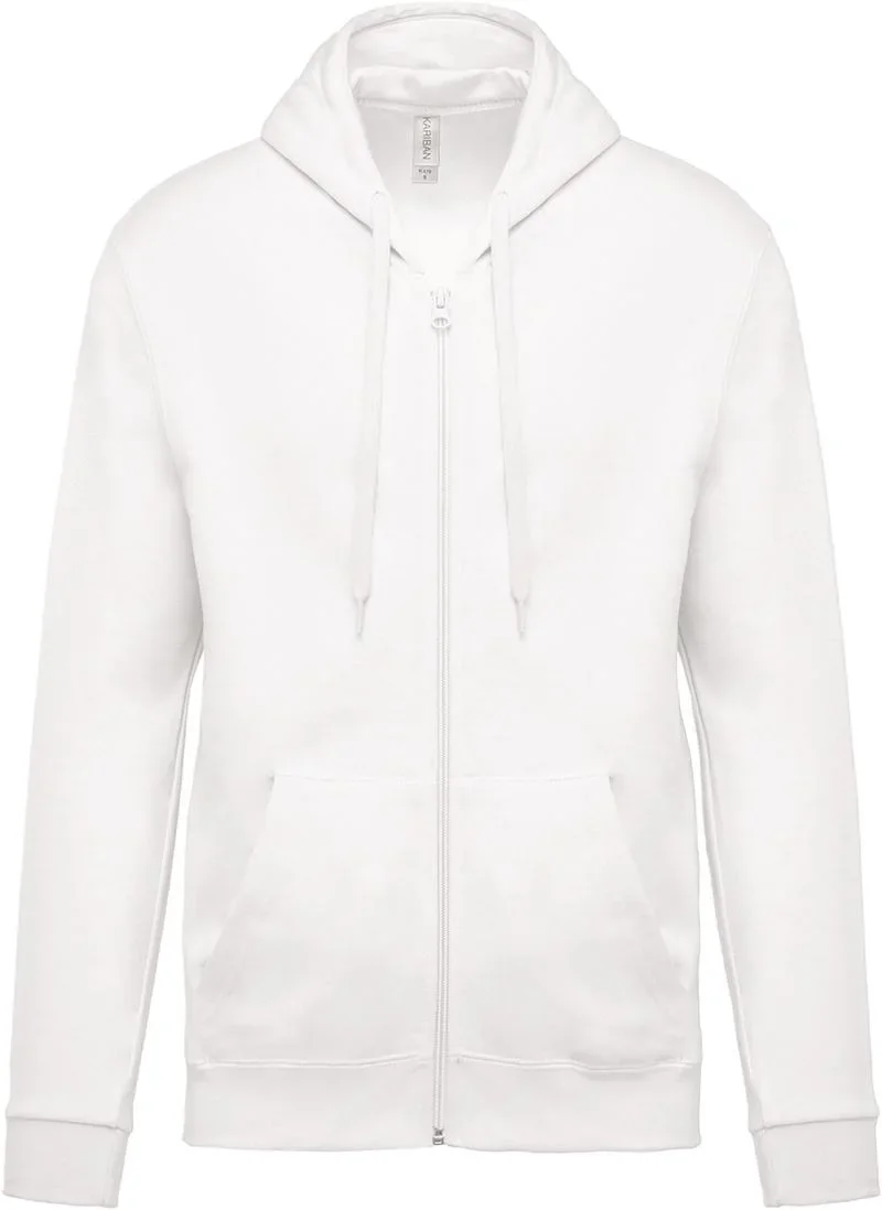Kariban K 479 – Kapuzen Sweatjacke – White