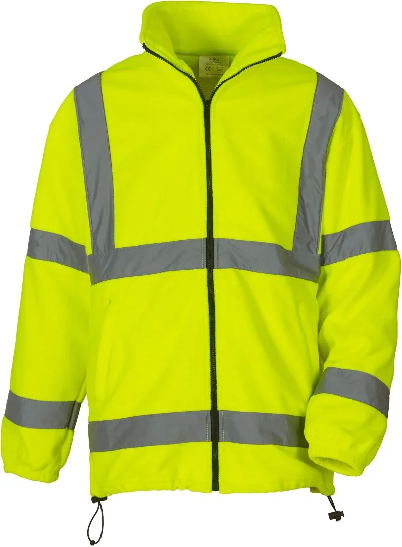 Yoko HVK 08 – Hi-Vis Fleece Jacke – Hi Vis Yellow