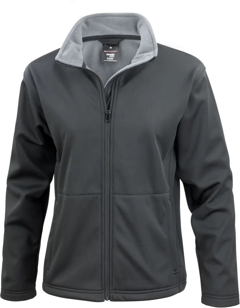 Result R 209F – Damen 3-Lagen Softshell Jacke – Black