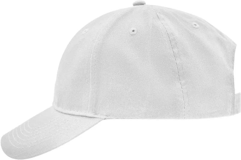 Myrtle Beach MB 6118 – Gebürstete 6 Panel Kappe – White