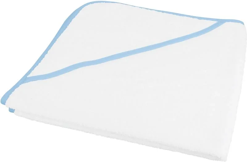 Kariban K 124 – Baby Badehandtuch – White/Sky Blue