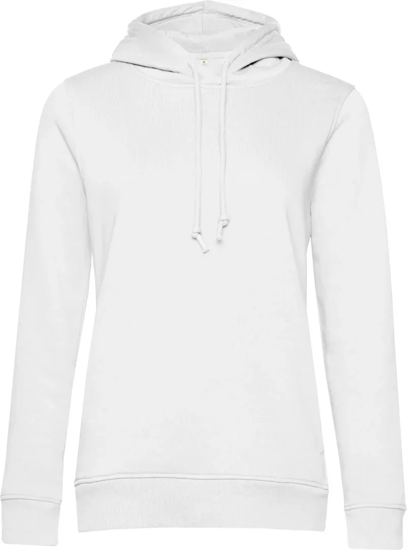 B&C Collection Inspire Hooded – Damen Kapuzen Sweater – White