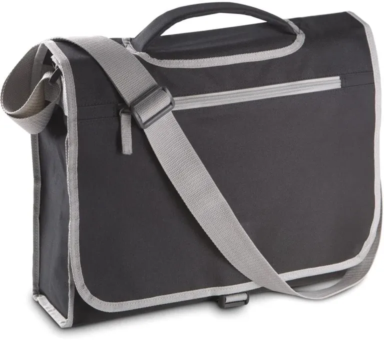 KiMood KI 0403 – Dokumenten Schultertasche – Black