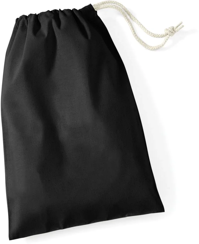 Westford Mill W 115 – Baumwoll Utensilien Beutel – Black
