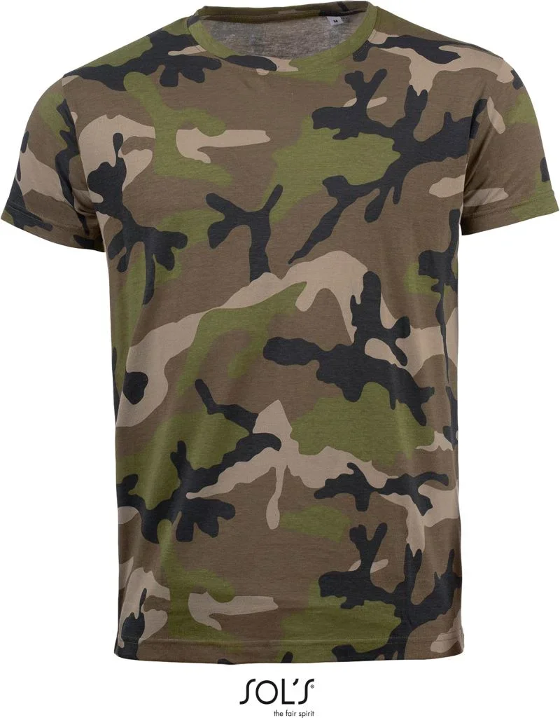 SOL's Collection Camo Men – Herren Camouflage T-Shirt – Camo