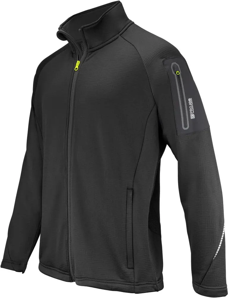 Projob 3319 Microfleece Jacket – Workwear Microfleece Jacke – Black