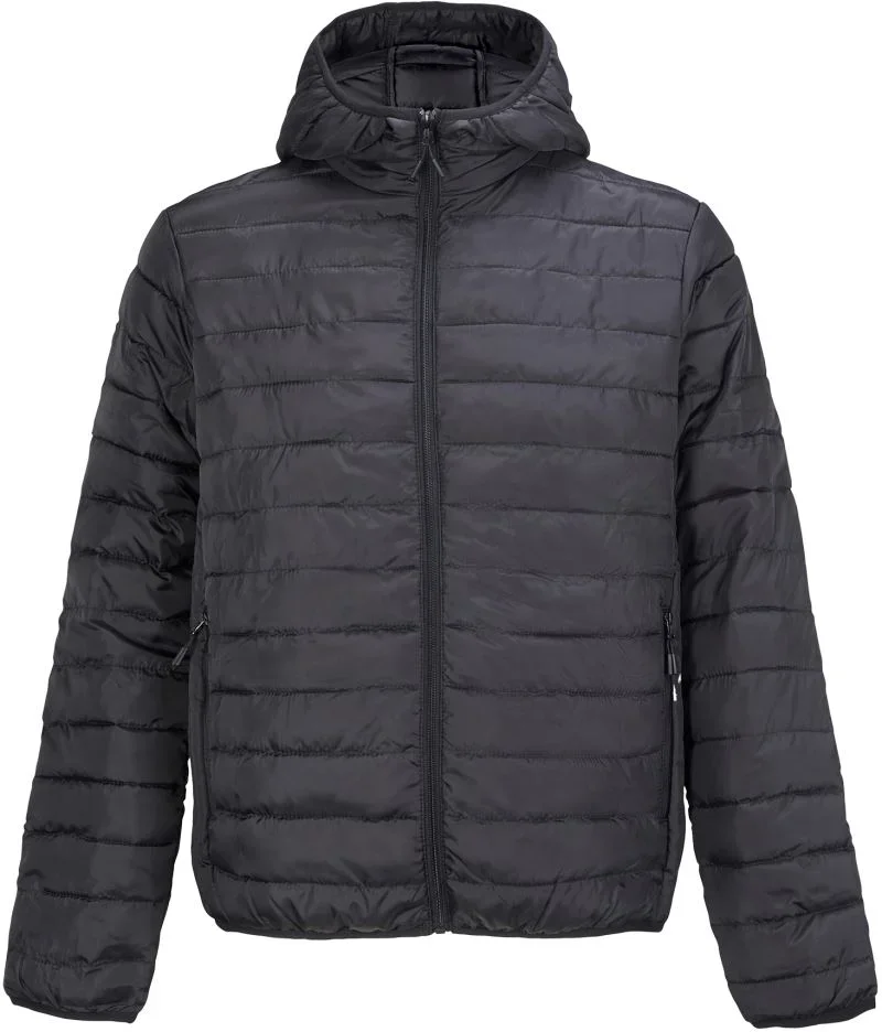 SOL's Collection Stream Jacket Men – Leichte Herren Kapuzen Steppjacke – Black