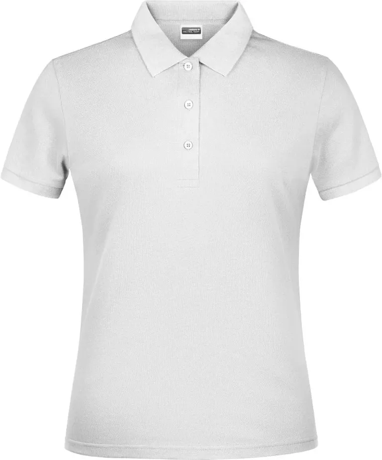 James & Nicholson JN 791 – Damen Piqué Polo – White