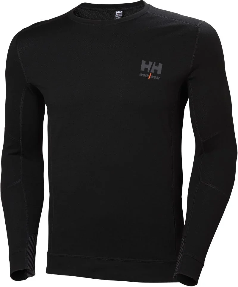 Helly Hansen Lifa 75106 – Funktionsshirt langarm "LIFA Merino" – Black