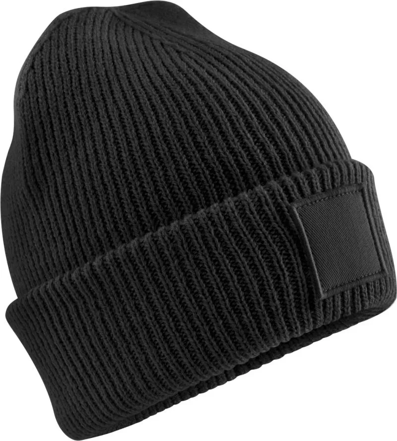 Beechfield B 336B – Kinder Patch Beanie – Black