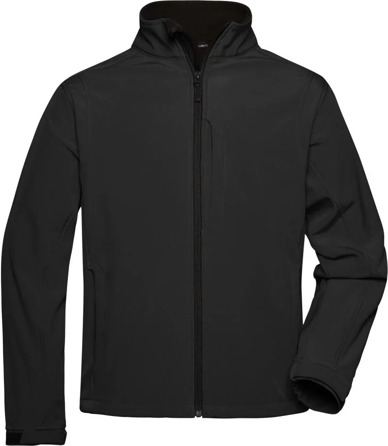 James & Nicholson JN 135 – Herren 3-Lagen Softshell Jacke – Black