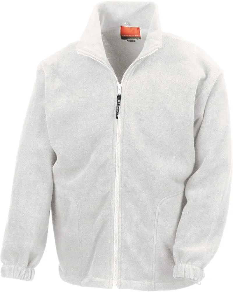 Result R 036X – Schwere Fleece Jacke – White
