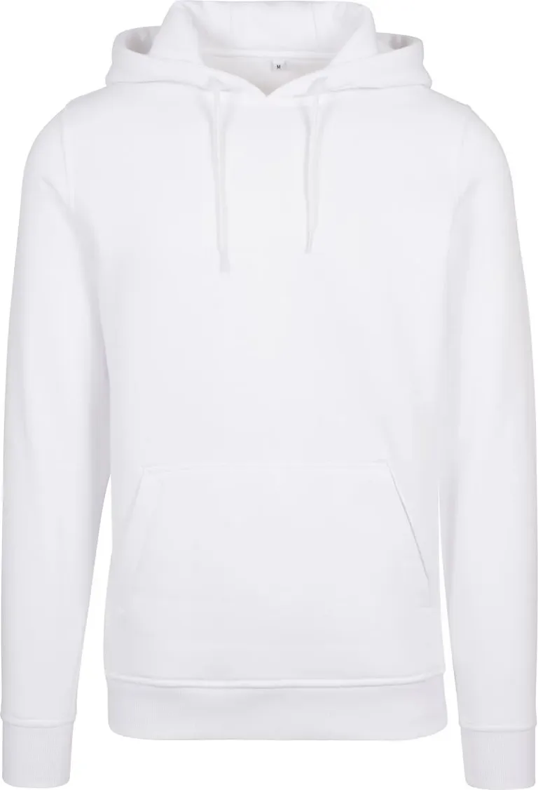 Build your Brand BY 011 – Schwerer Kapuzen Sweater – White