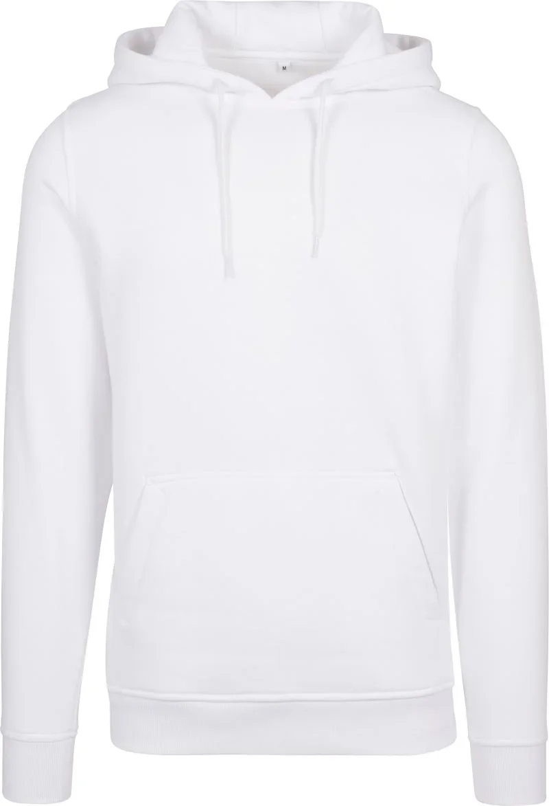 Build your Brand BY 011 – Schwerer Kapuzen Sweater – White