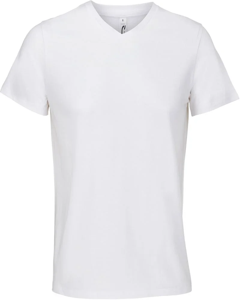 SOL's Collection Regent V – Herren V-Ausschnitt T-Shirt – White