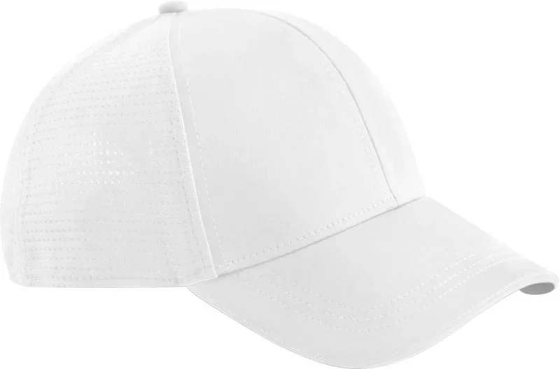 Beechfield B 165 – 6 Panel Club Kappe – White