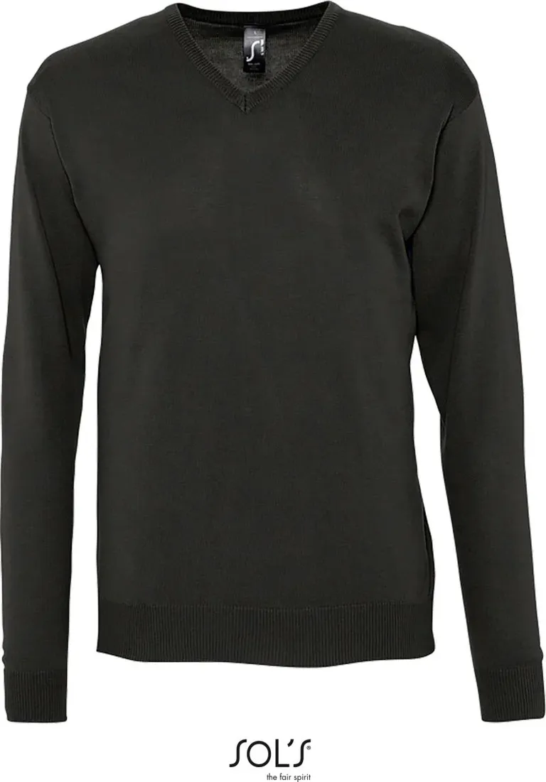 SOL's Collection Galaxy Men – Herren V-Ausschnitt Pullover – Black