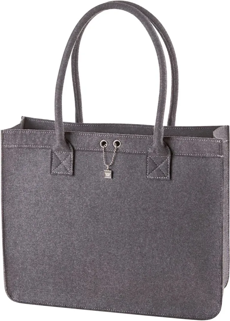 Halfar 1807556 – Filz Shopper "ModernClassic" – Anthracite