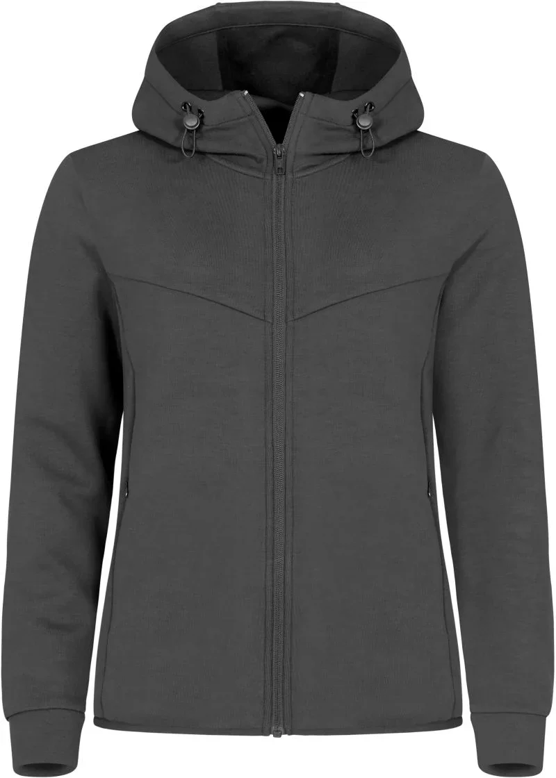 Clique Hayden Sweat Jacket Women – Damen Kapuzen Sweatjacke – Black