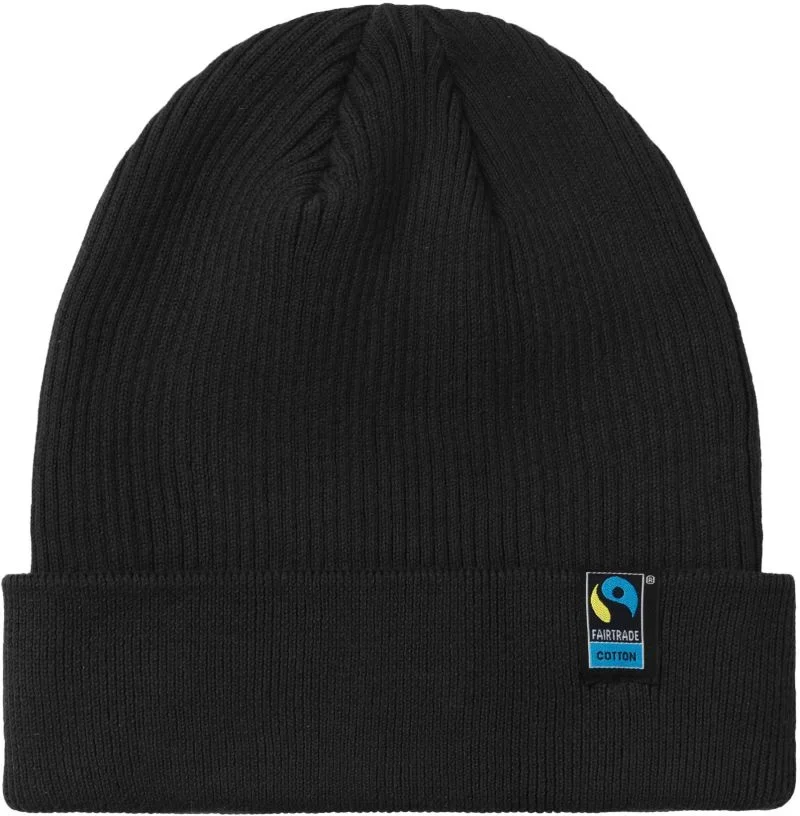 Neutral O 93056 – Bio Fairtrade Strickmütze – Black