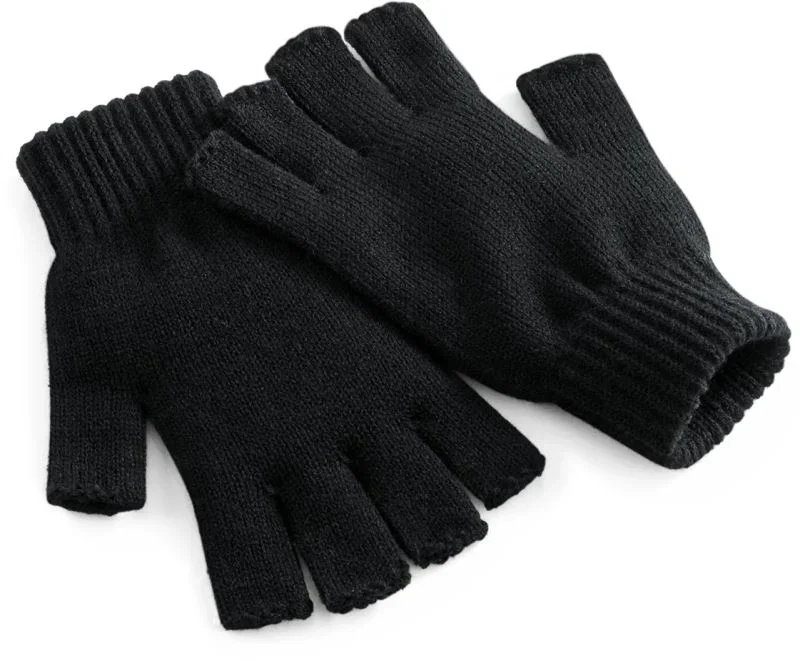 Beechfield B 491 – Fingerlose Handschuhe – Black